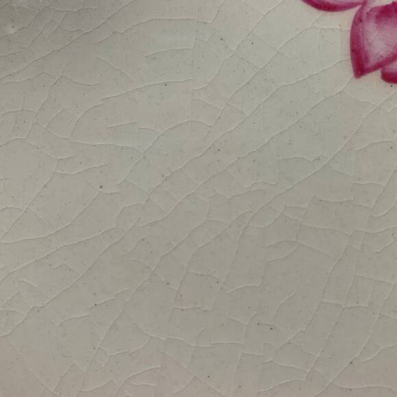 Vintage Ceramic‎ Teapot with Octagon Tray Pink Floral Hand Painted  Japan - Picture 13 of 13